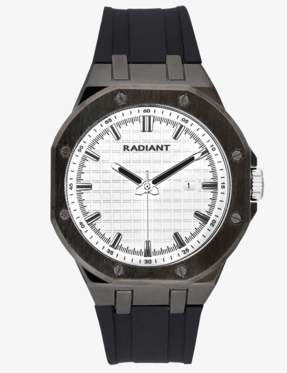 Reloj Hombre Leonardo Blanco/Negro Sili
