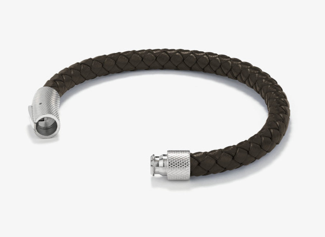 Pulsera Hombre Nature Cuero Negro
