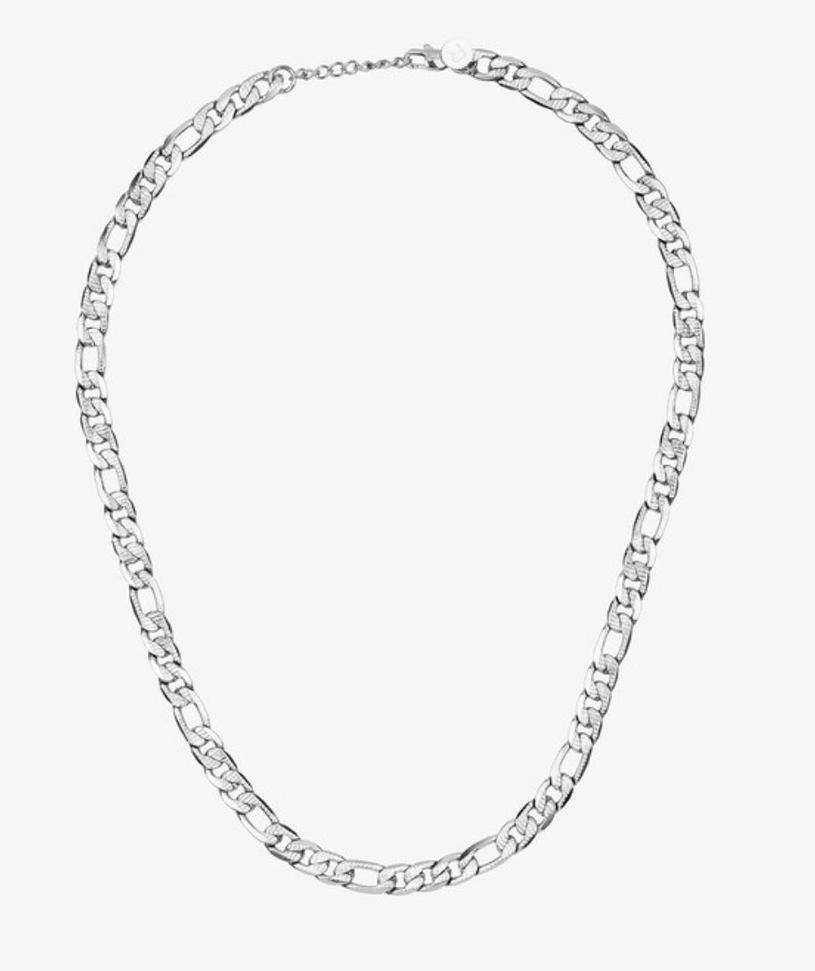 Collar Hombre Hunter Gray Obelisk Plata