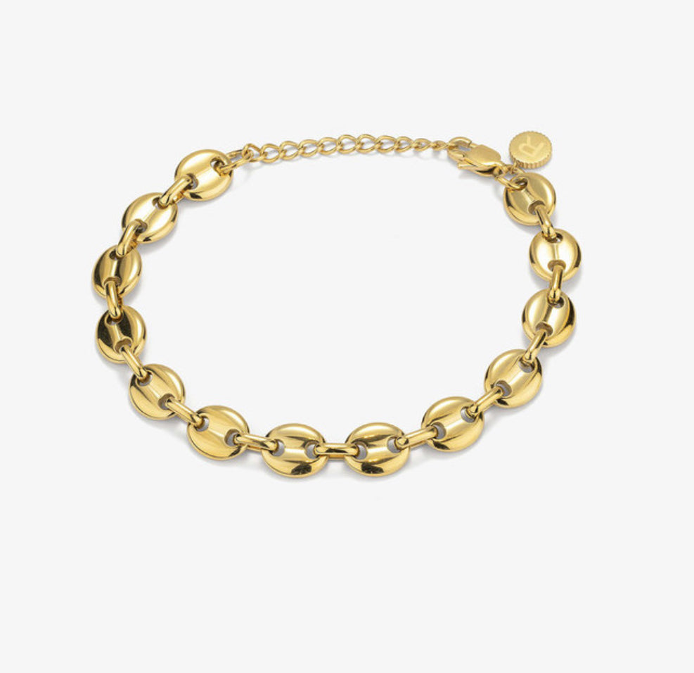 Brazalete Hombre Padlock Oro