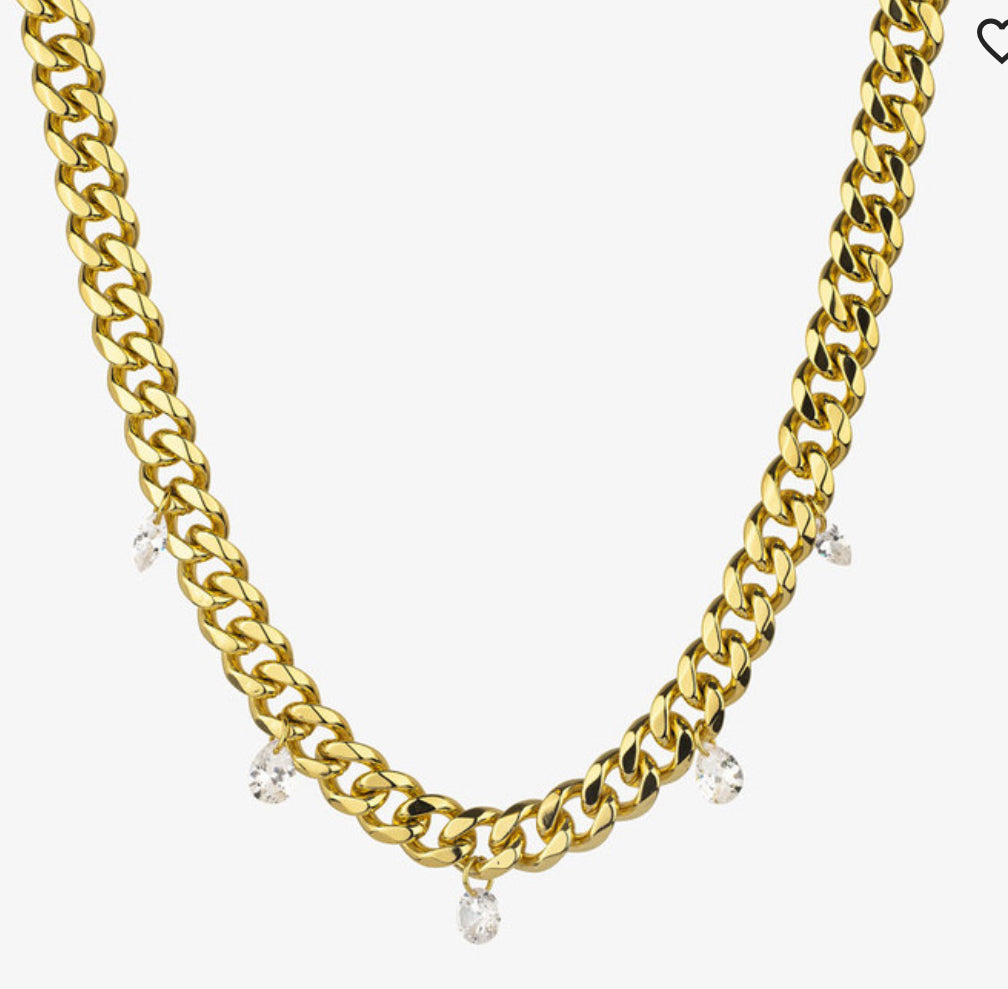 Collar Mujer Gaga Queen Oro