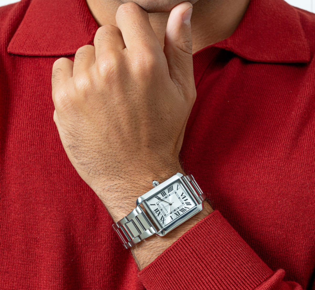 Reloj Hombre Jacob Plateado