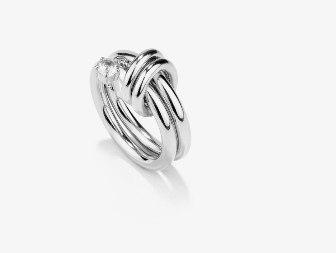 Anillo Mujer Zendaya Loop Plata