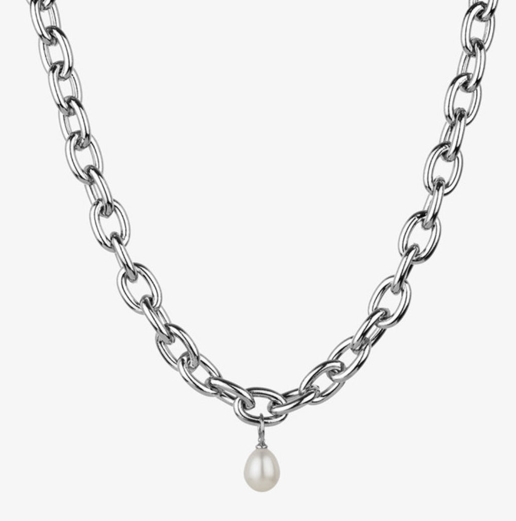 Collar Mujer Emily Chain Plata