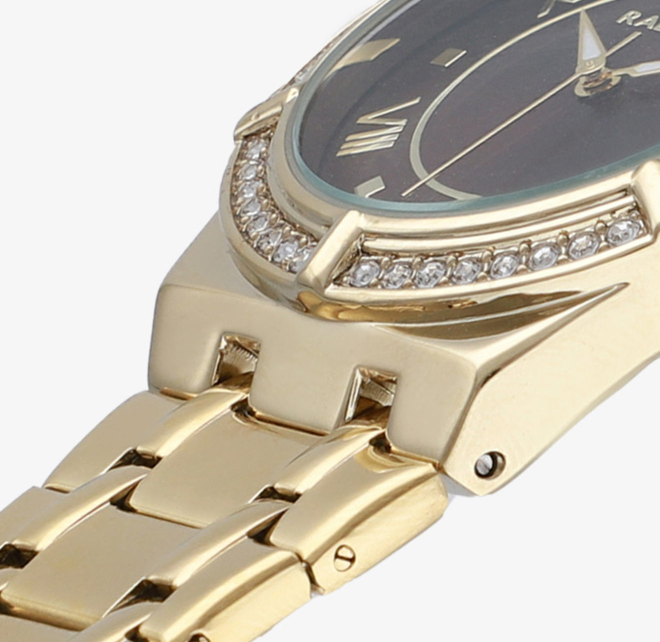 Reloj Mujer Victoria Chocolate/Dorado