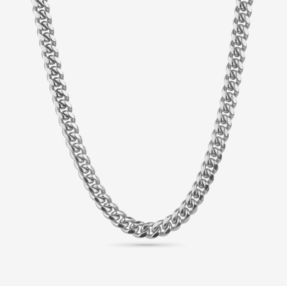 Collar Hombre Musculitos Eslabón en Plat