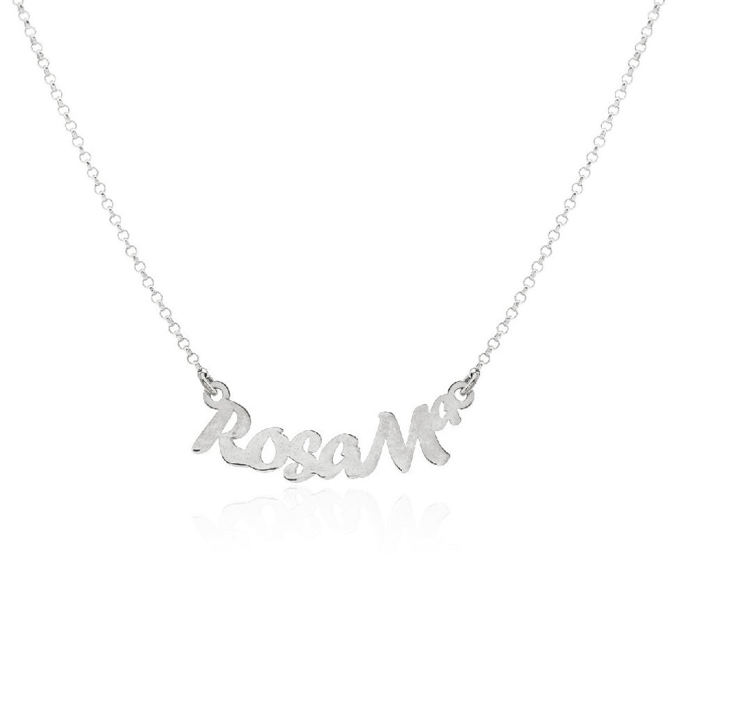 Collar en plata personalizado
