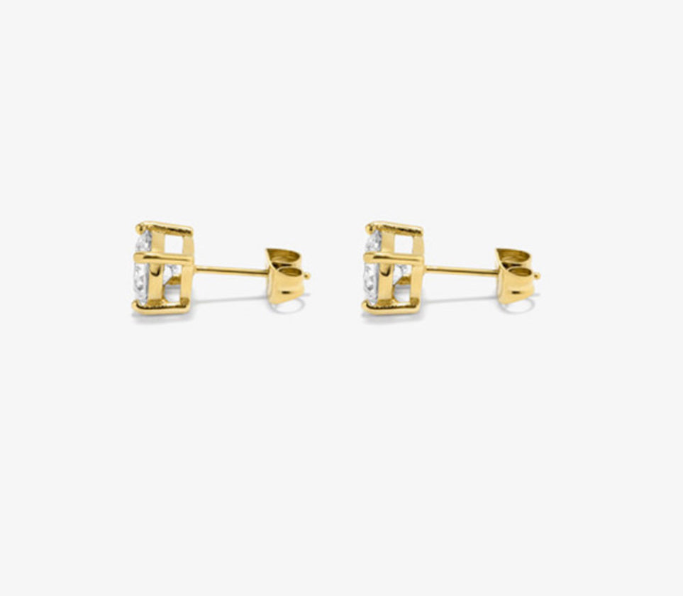 Pendientes Hombre Atlante Diamond Oro