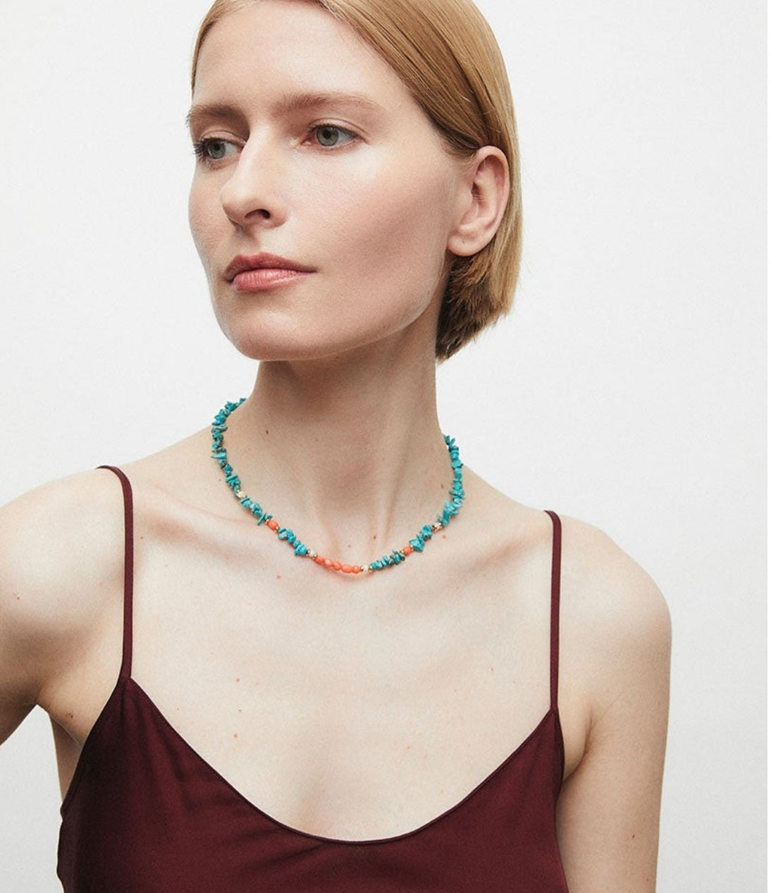 COLLAR CON PIEDRAS NATURALES MINI COMBINADAS ILLETA MULTICOLOR