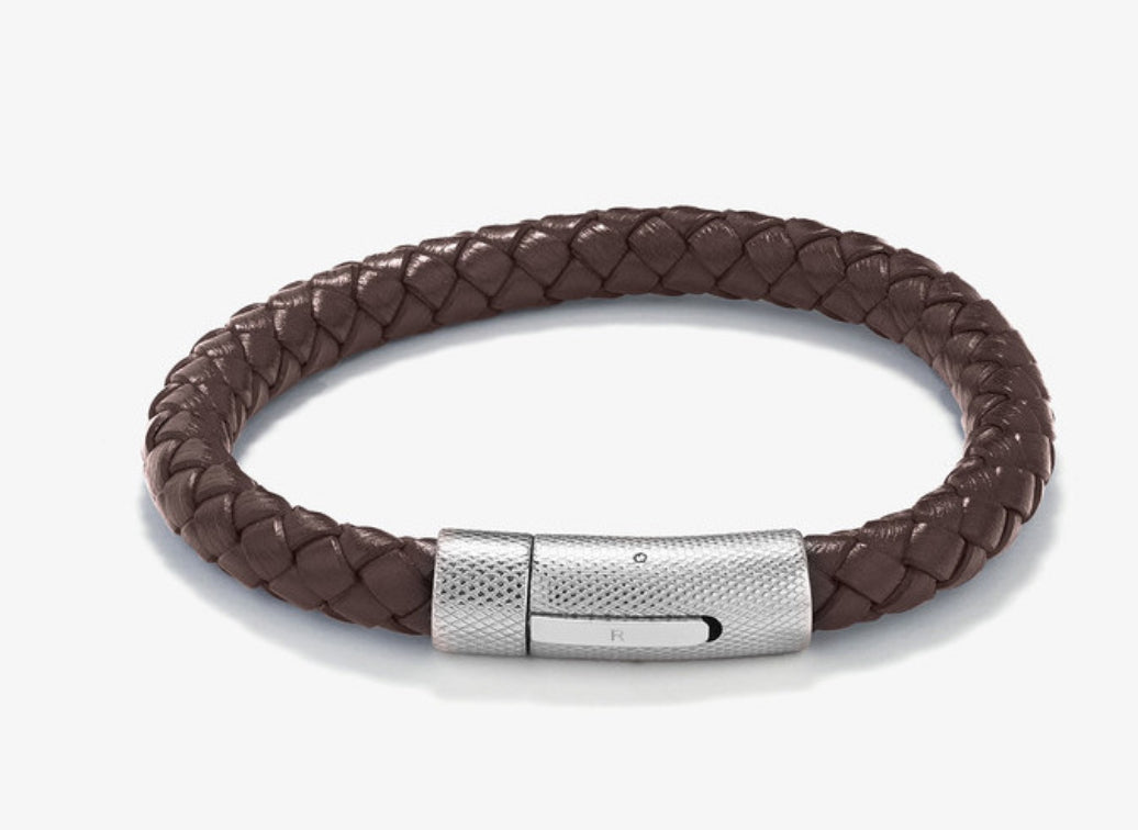 Pulsera Hombre Nature Cuero Chocolate