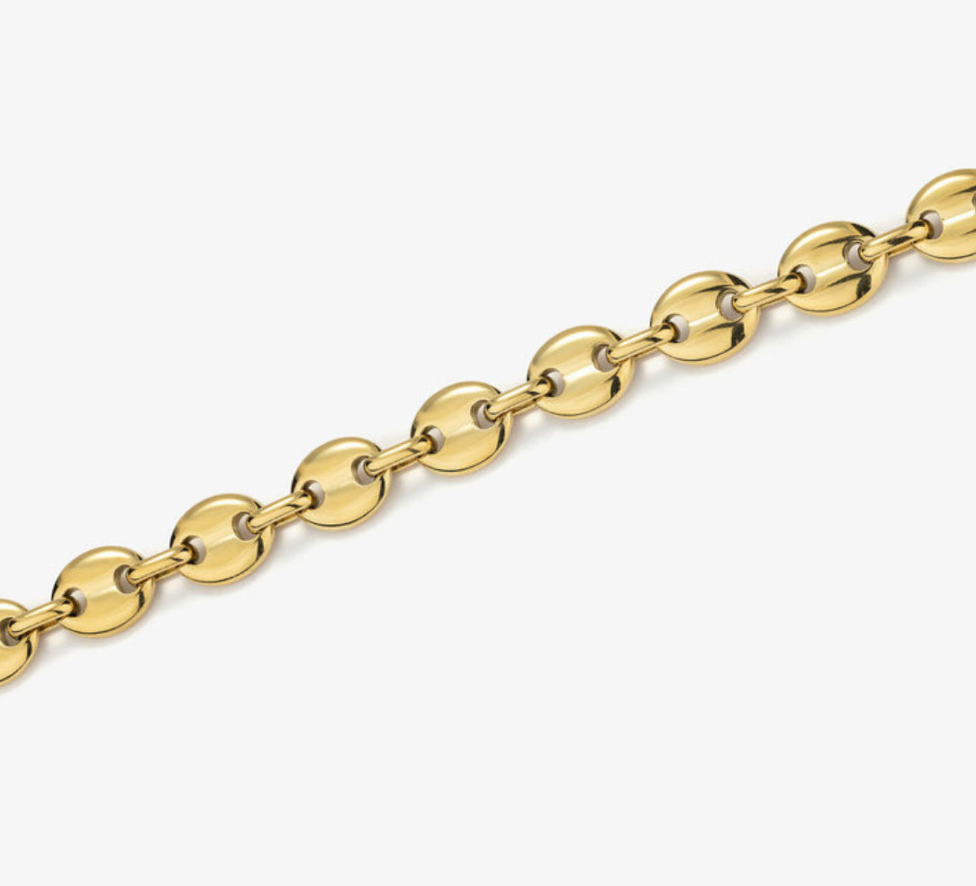 Brazalete Hombre Padlock Oro