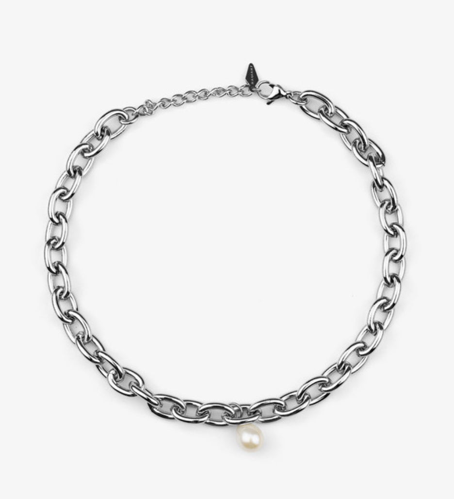Collar Mujer Emily Chain Plata