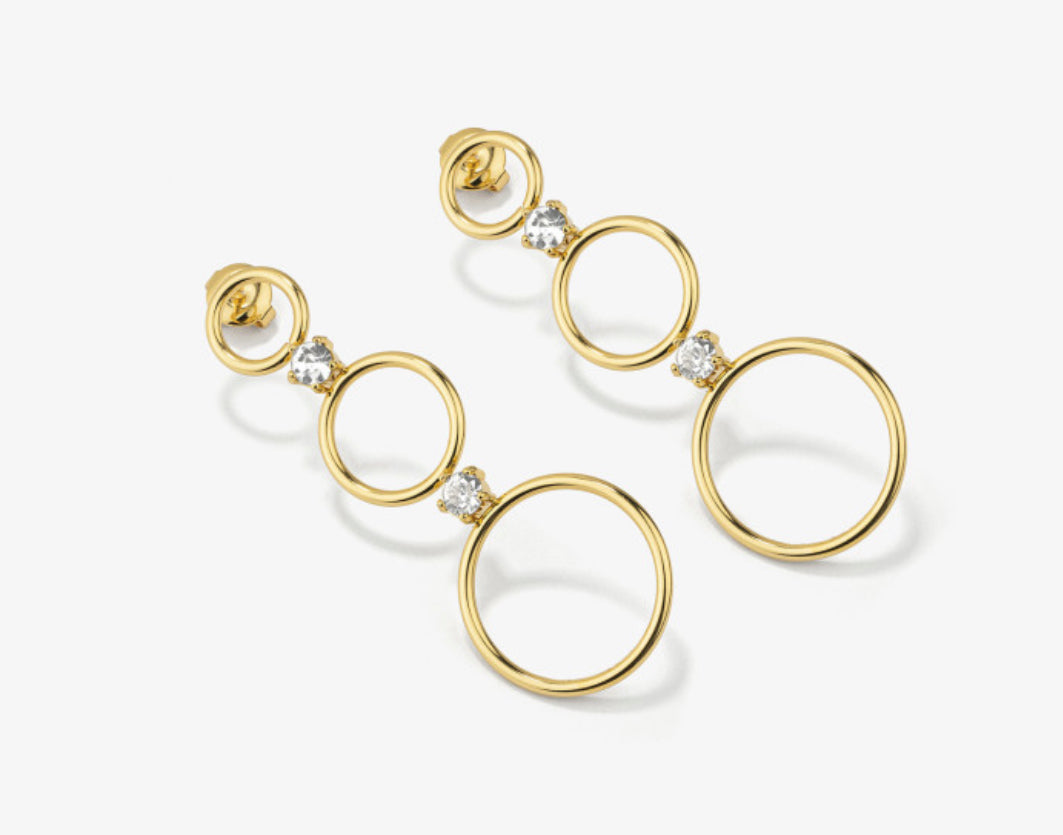 Pendientes Largos Mujer Zendaya Plata