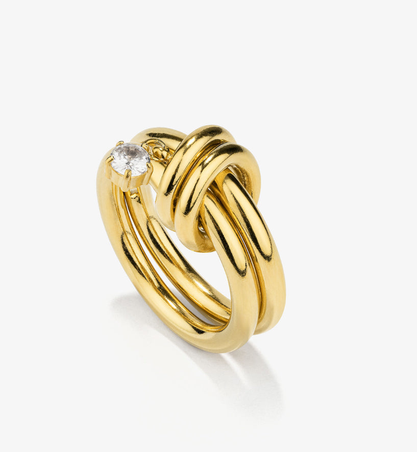 Anillo Mujer Zendaya Loop Oro