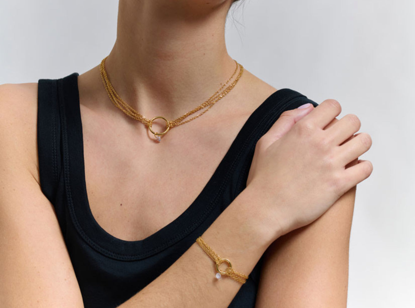 Collar Mujer Myfair Loop Oro