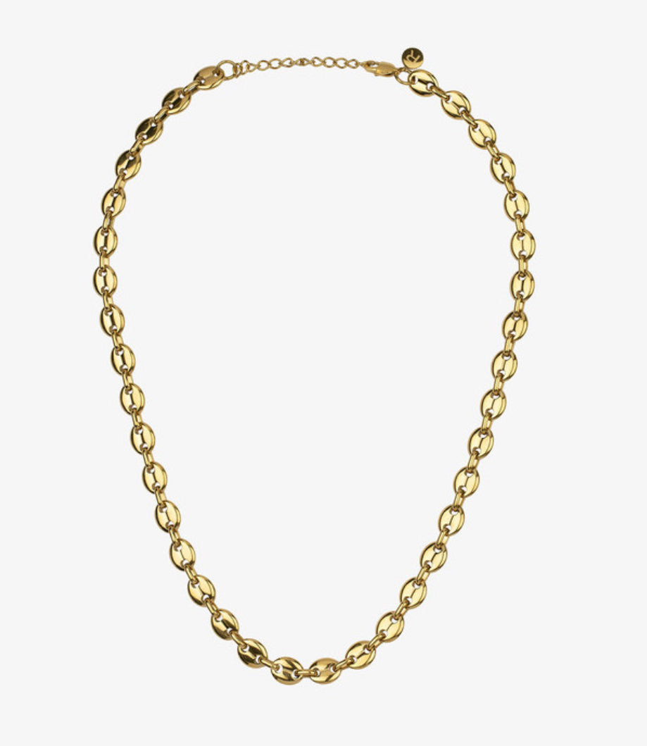 Collar Hombre Padlock Oro