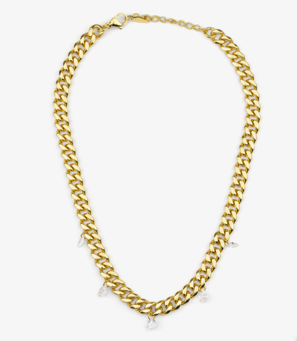 Collar Mujer Gaga Queen Oro