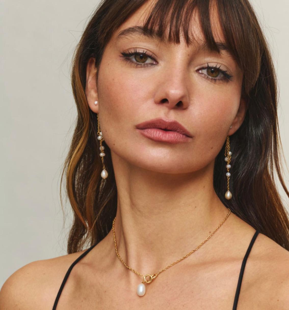 Pendientes Mujer Bridgerton Pearl Oro