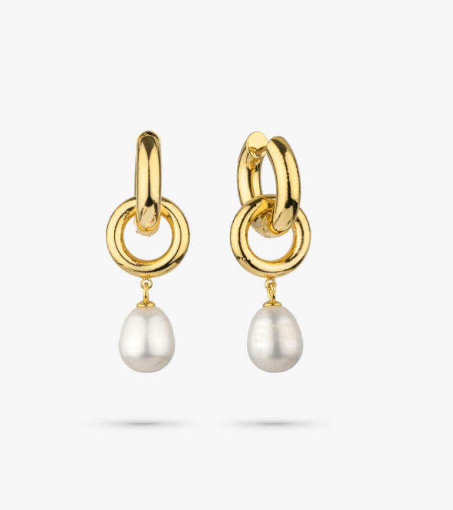 Pendientes Mujer Emily Loop Oro