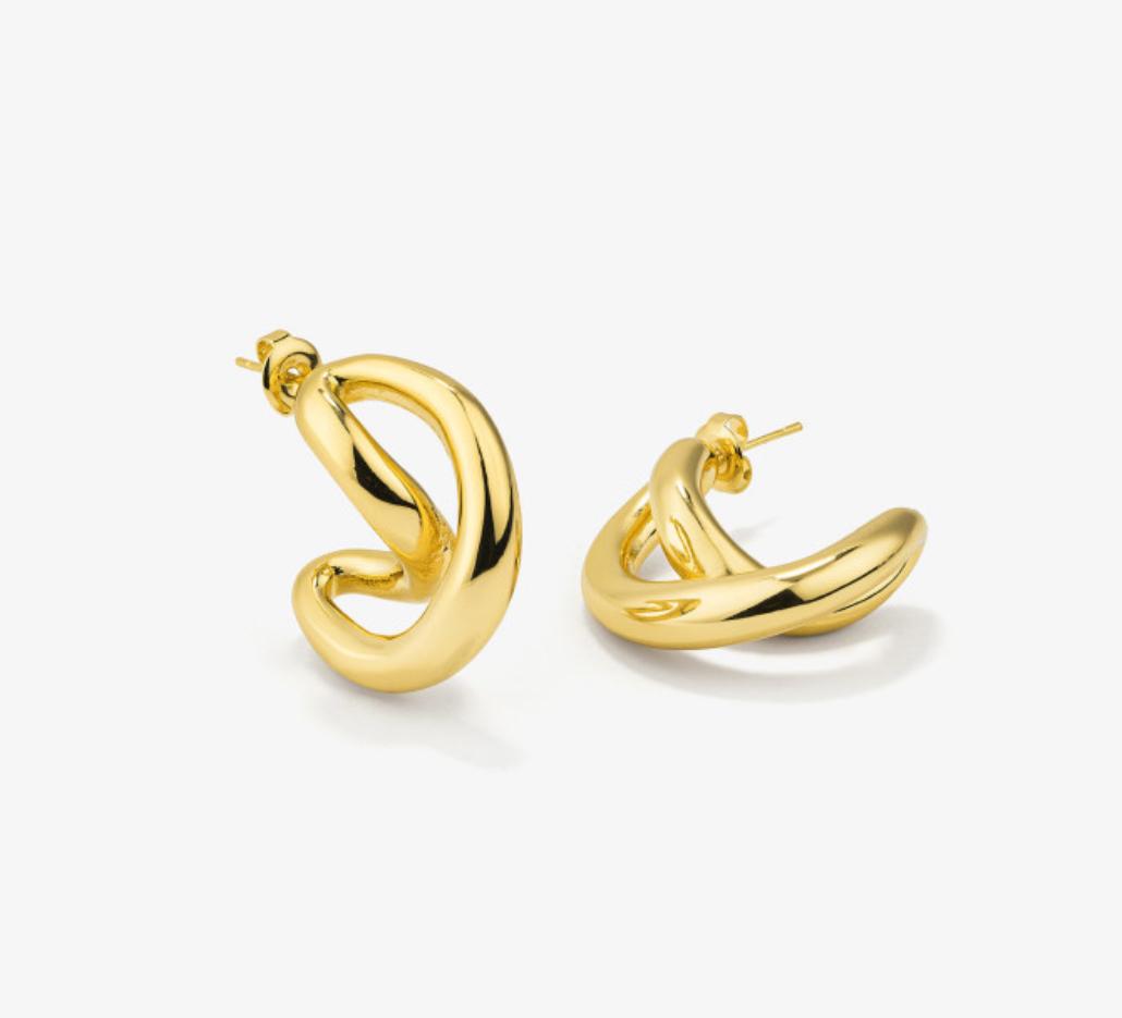 Pendientes Mujer Blake Twist Oro