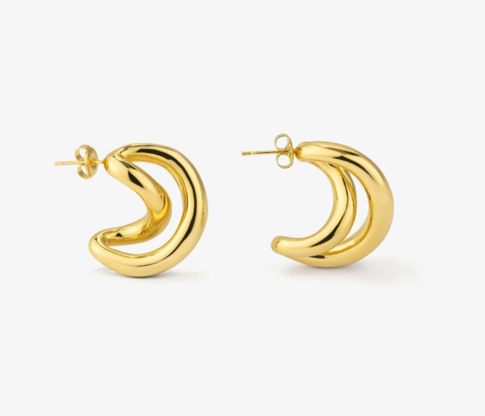 Pendientes Mujer Blake Twist Oro