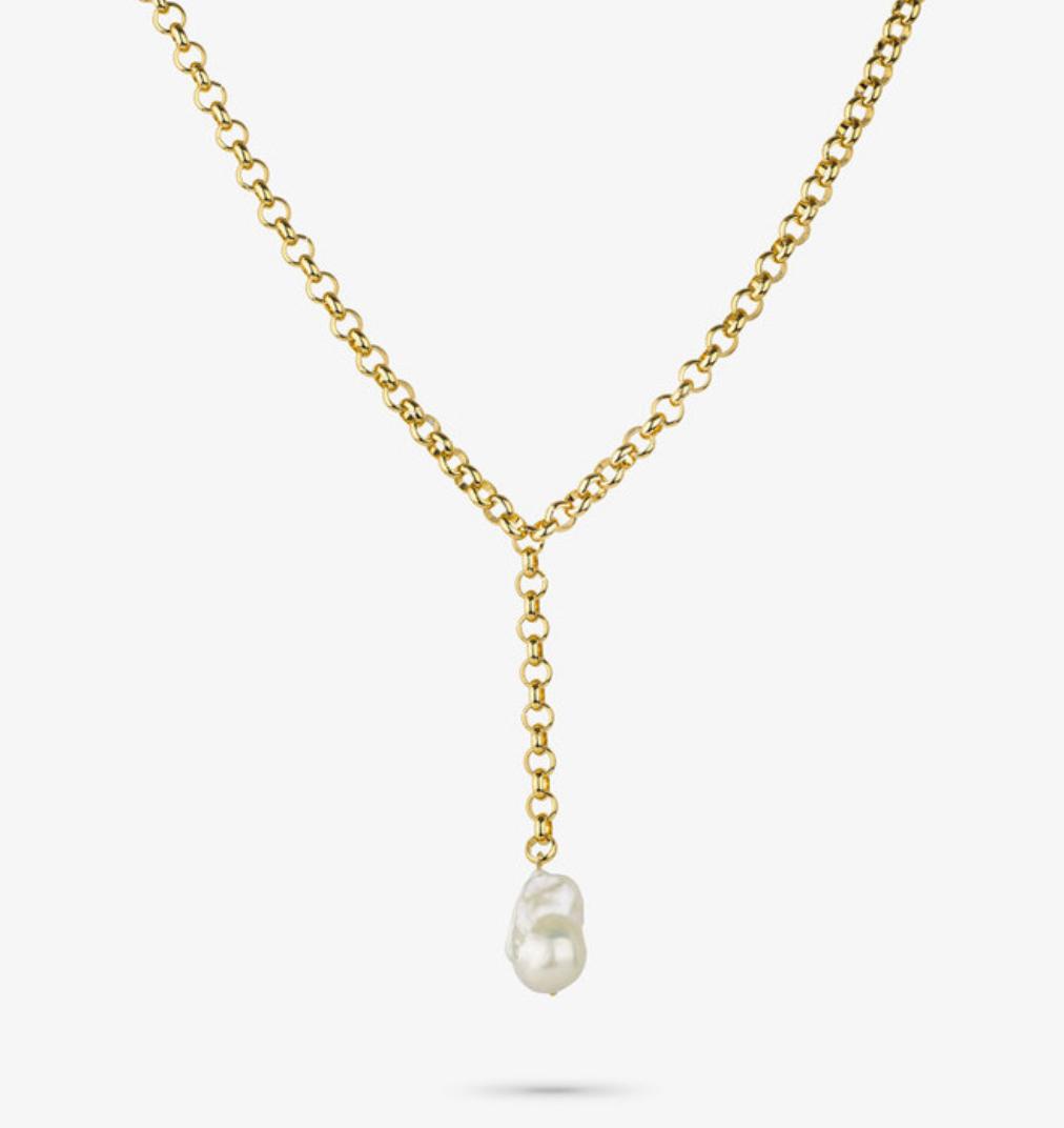Collar Mujer Largo Emily Oro