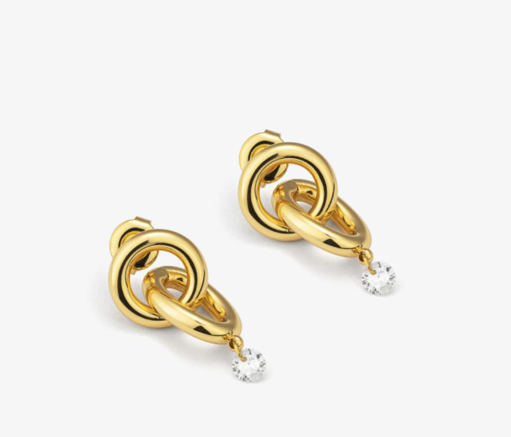 Pendientes Mujer Zendaya Loop Oro