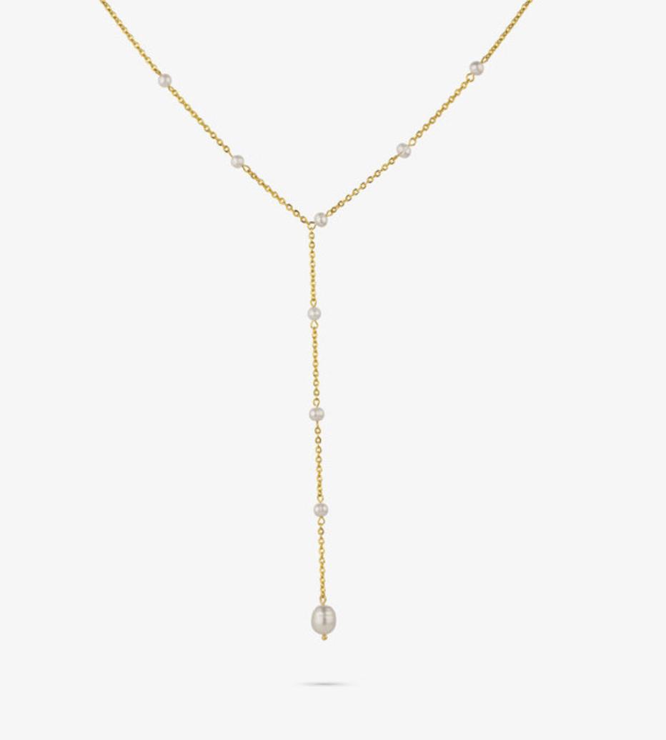 Collar Mujer Largo Bridgerton Oro