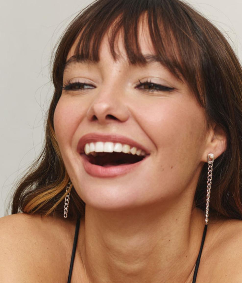Pendientes Mujer Emily Chain Oro