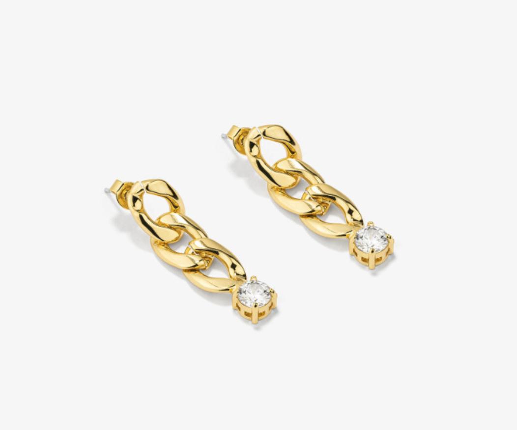 Pendientes Mujer Gaga Chain Oro