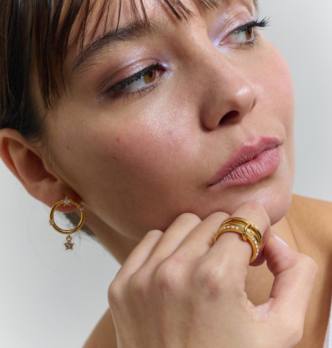 Pendientes Mujer Zendaya Plata