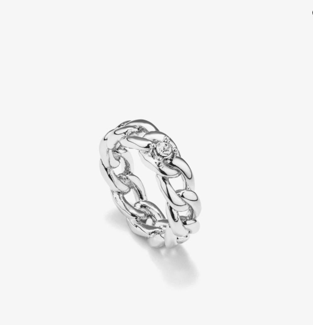 Anillo Mujer Gaga Spiral Plata