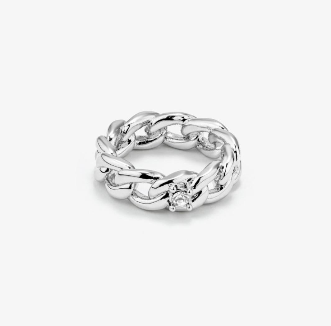 Anillo Mujer Gaga Spiral Plata