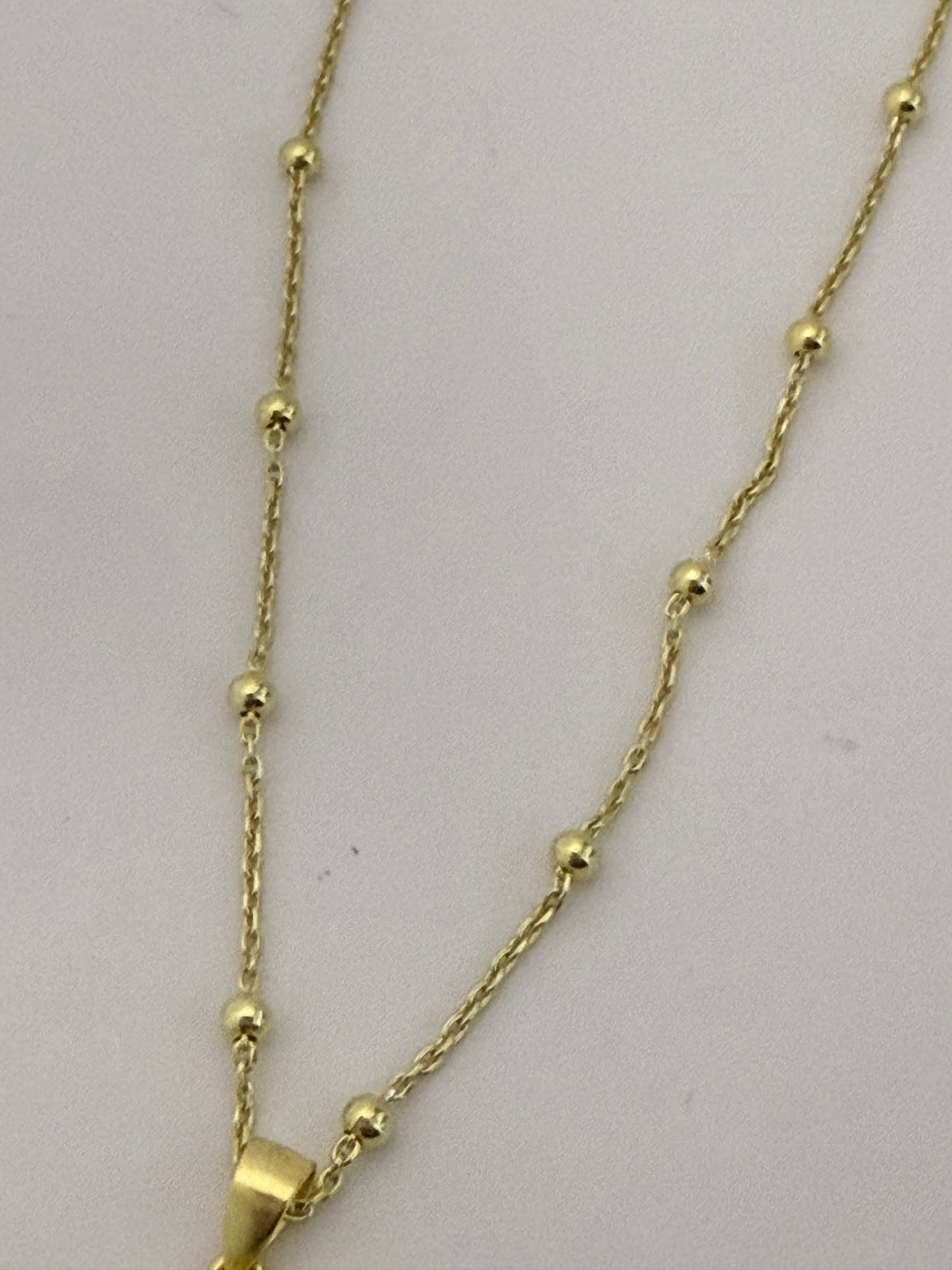 Colgante en plata con baño de oro