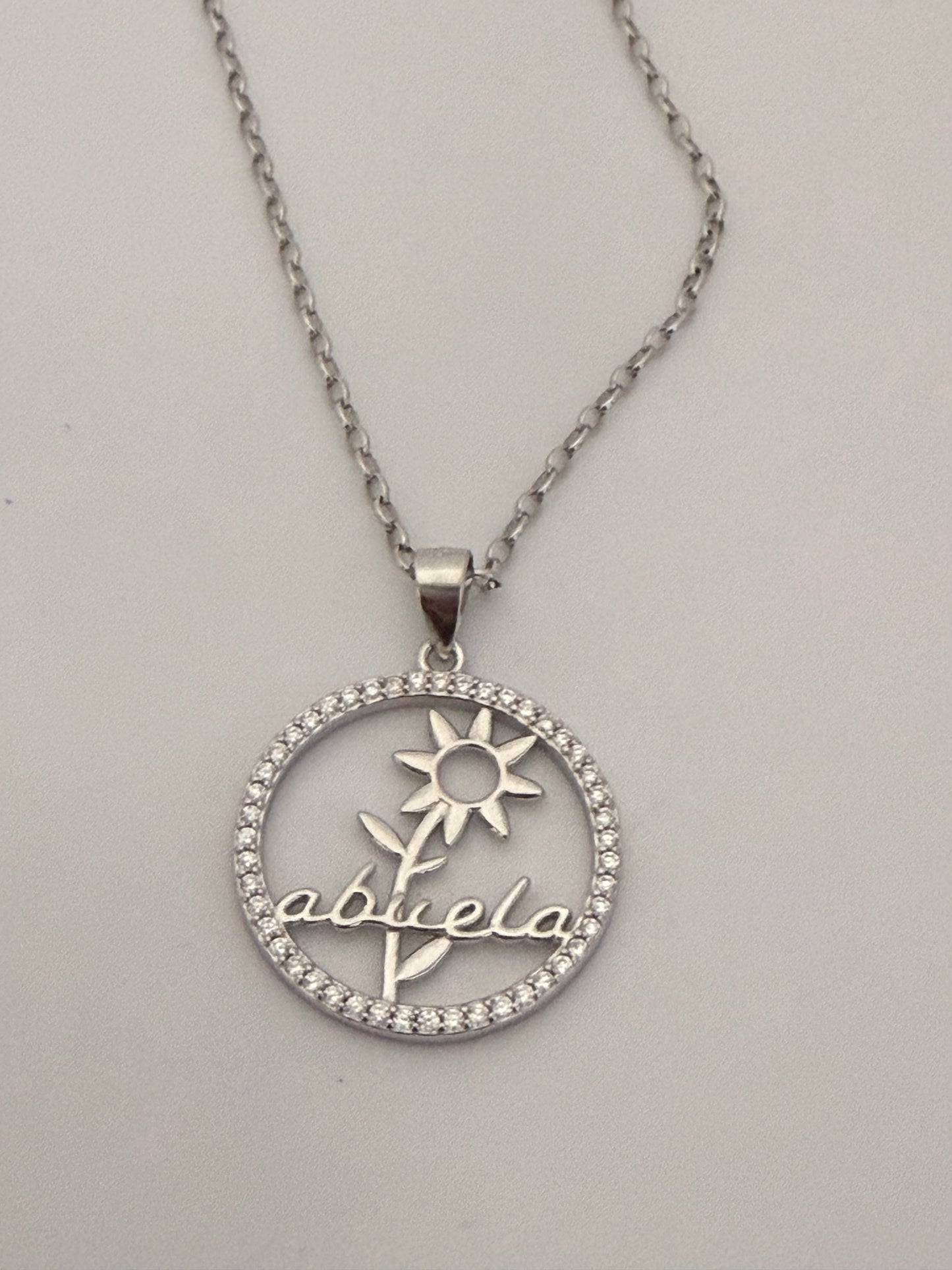 Colgante plata abuela