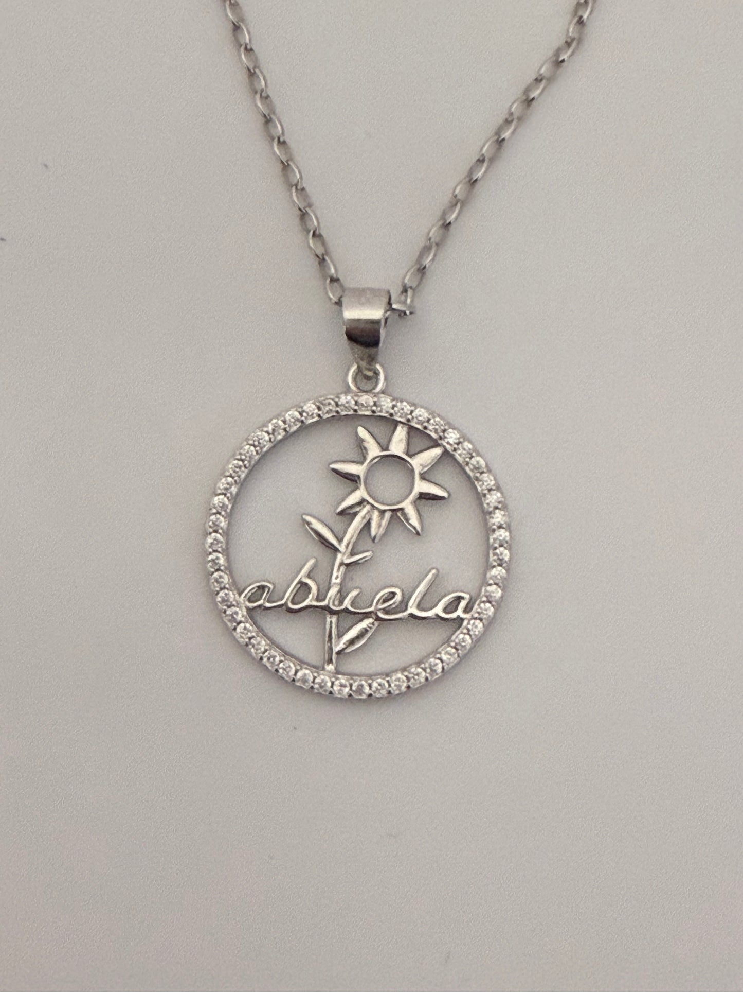 Colgante plata abuela