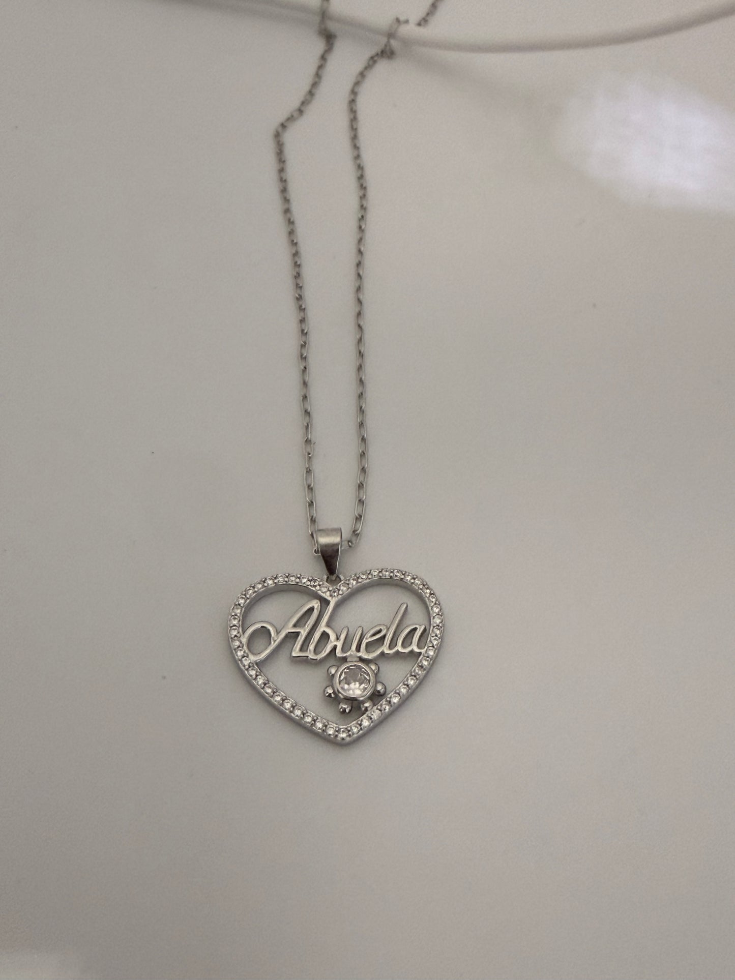 Colgante plata Abuela