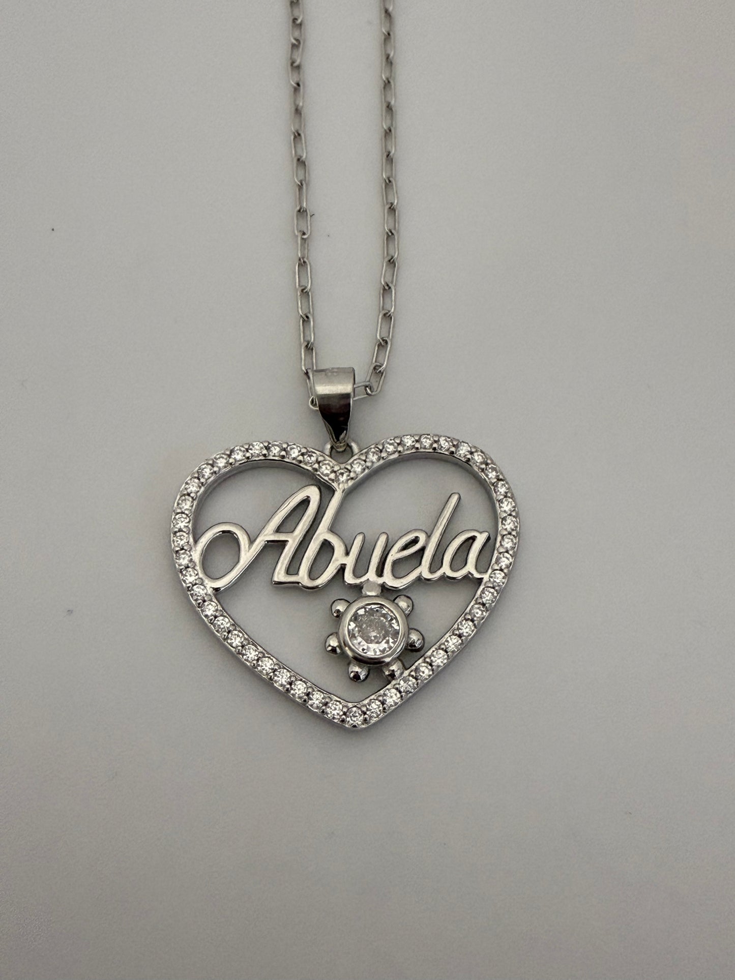 Colgante plata Abuela