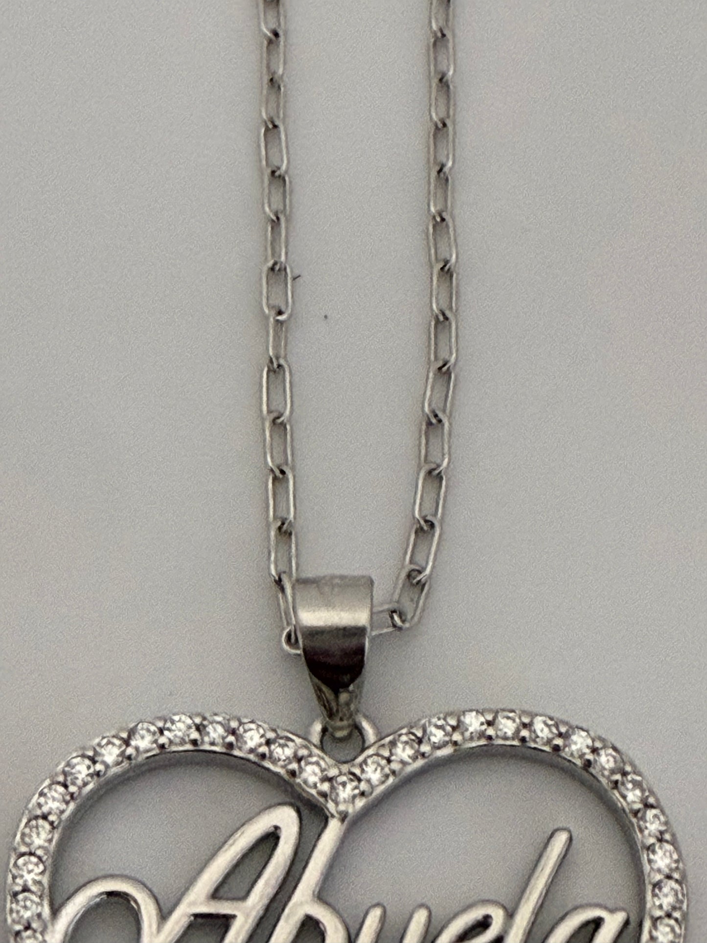 Colgante plata Abuela