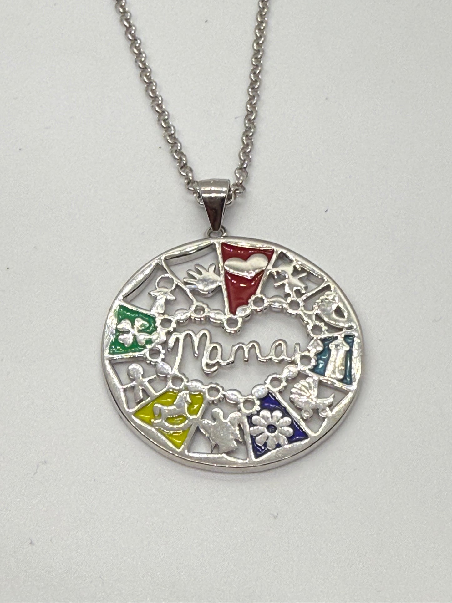 Colgante plata MAMÁ