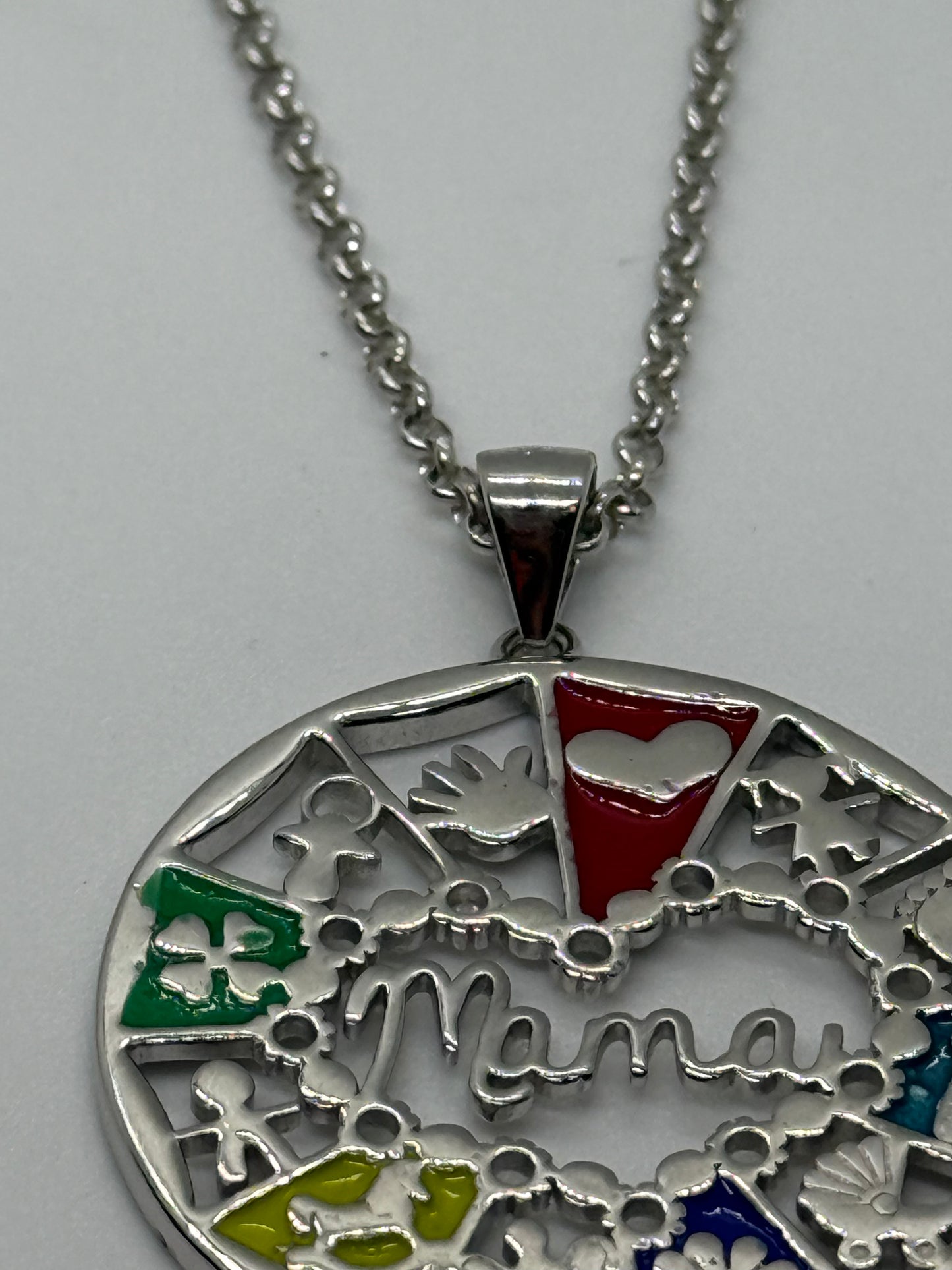 Colgante plata MAMÁ