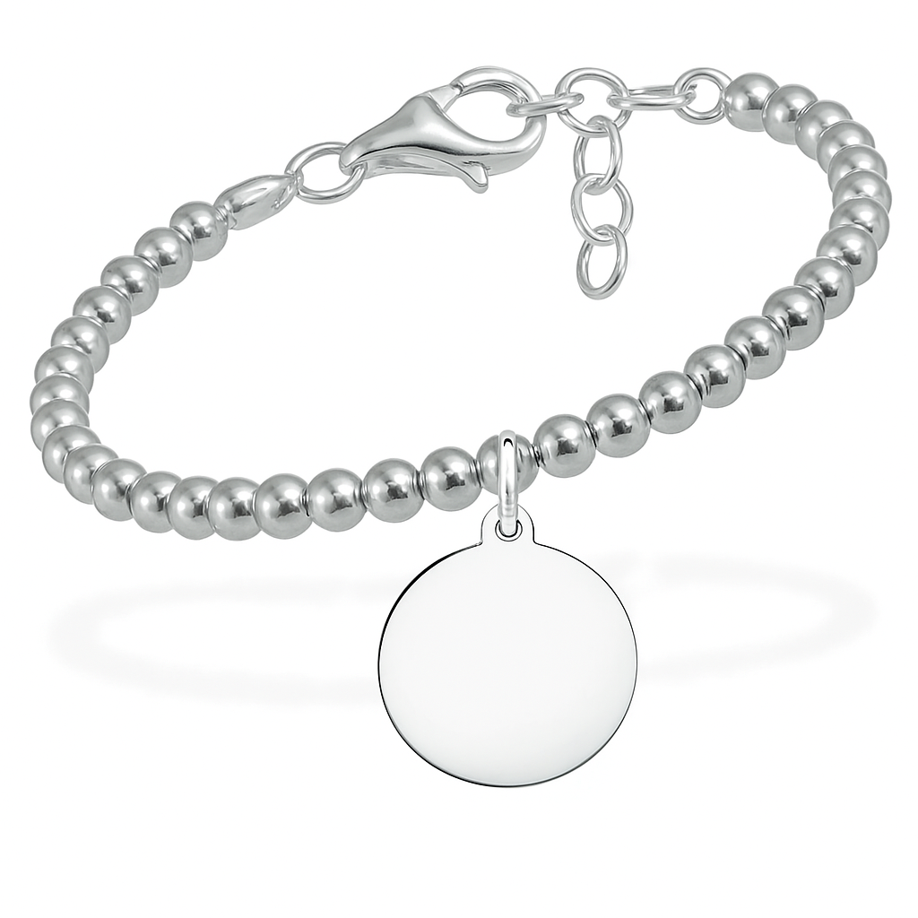 Chapa plata 15mm personalizable