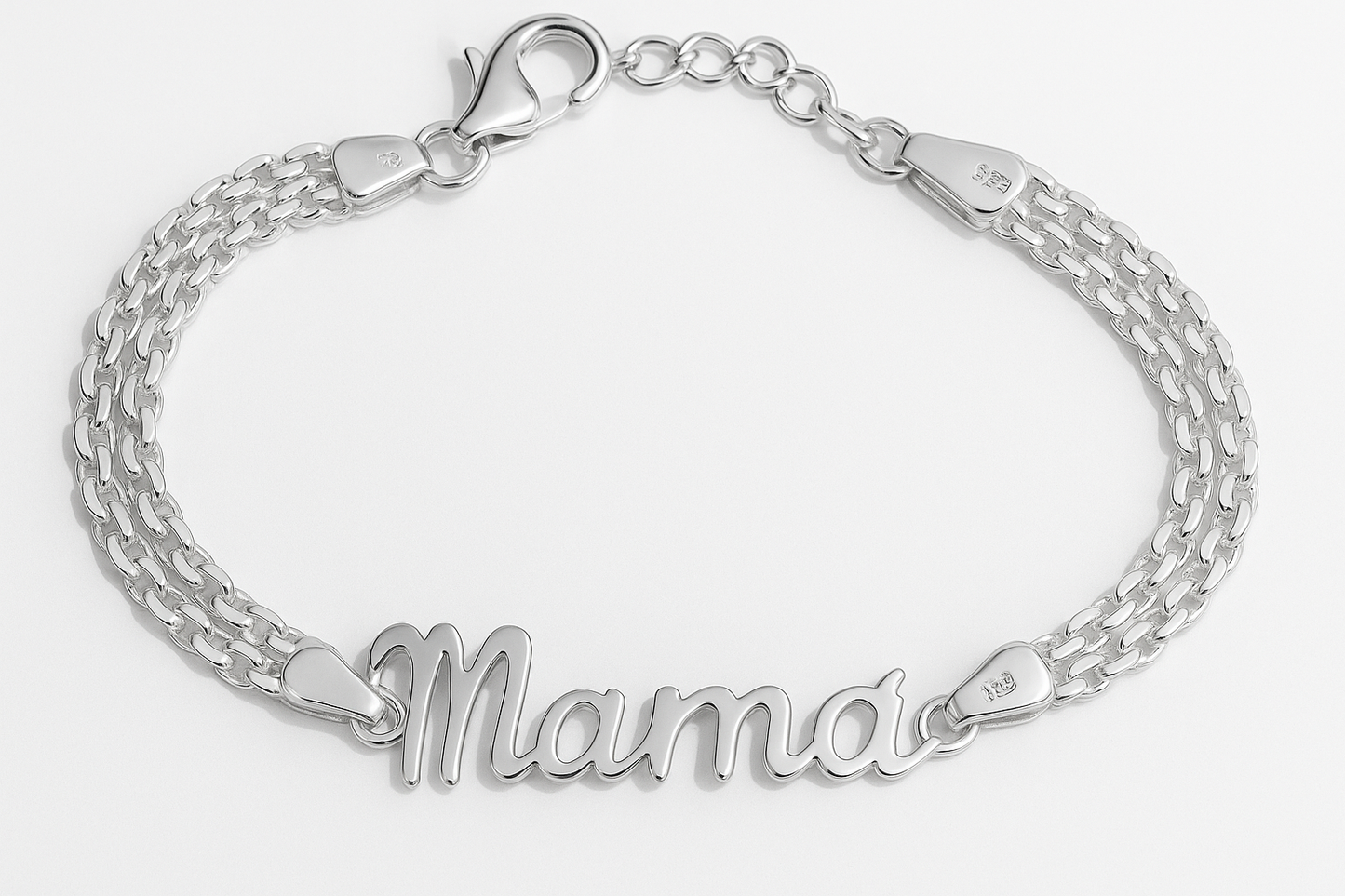 Pulsera plata MAMÁ