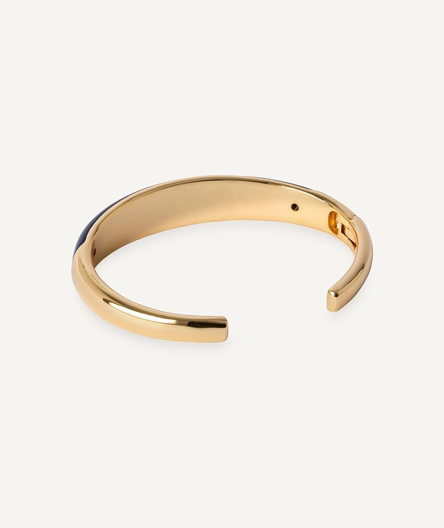 BRAZALETE RÍGIDO COFFEE CON ACETATO Y RESINA MARRÓN VIDAL & VIDAL