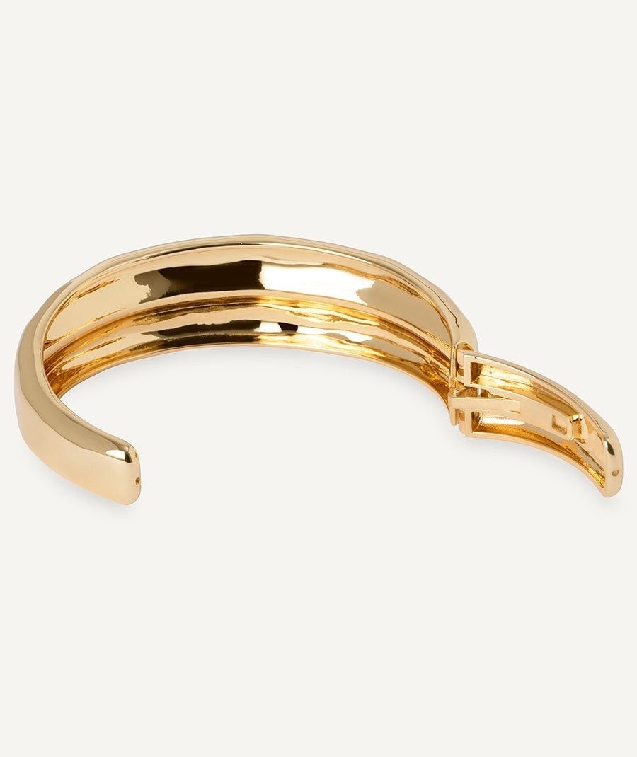 BRAZALETE DÚO HORIZONTE CON ESMALTES MARRÓN VIDAL & VIDAL