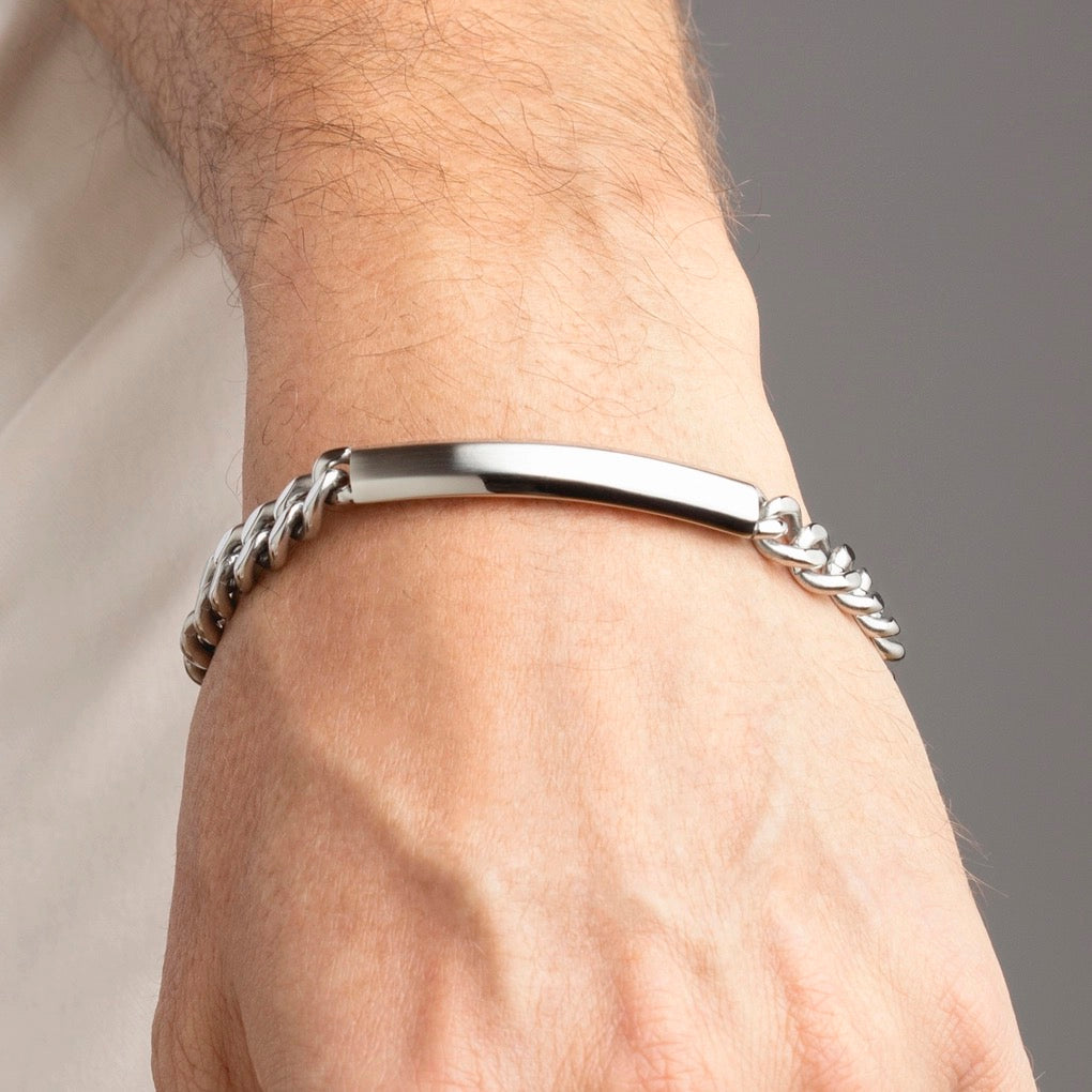 PULSERA LOTUS STYLE MEN IN BLACK LS1936-2/1 ACERO, HOMBRE
