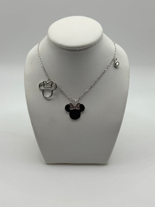 Gargantilla plata Minnie
