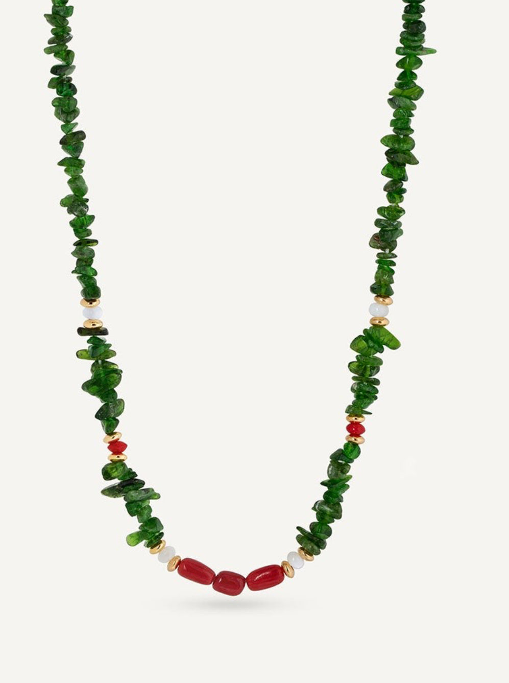 COLLAR CON PIEDRAS NATURALES MINI COMBINADAS SALADA MULTICOLOR