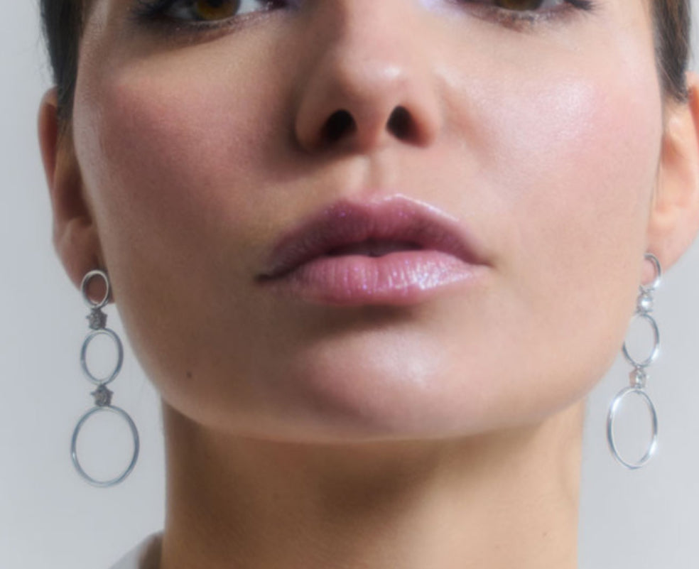 Pendientes Largos Mujer Zendaya Plata