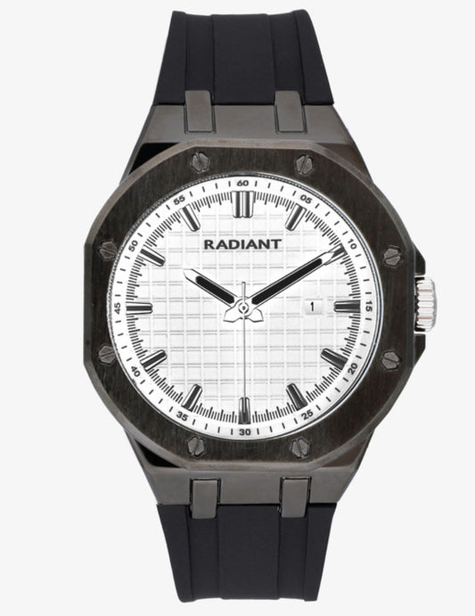 Reloj Hombre Leonardo Blanco/Negro Sili